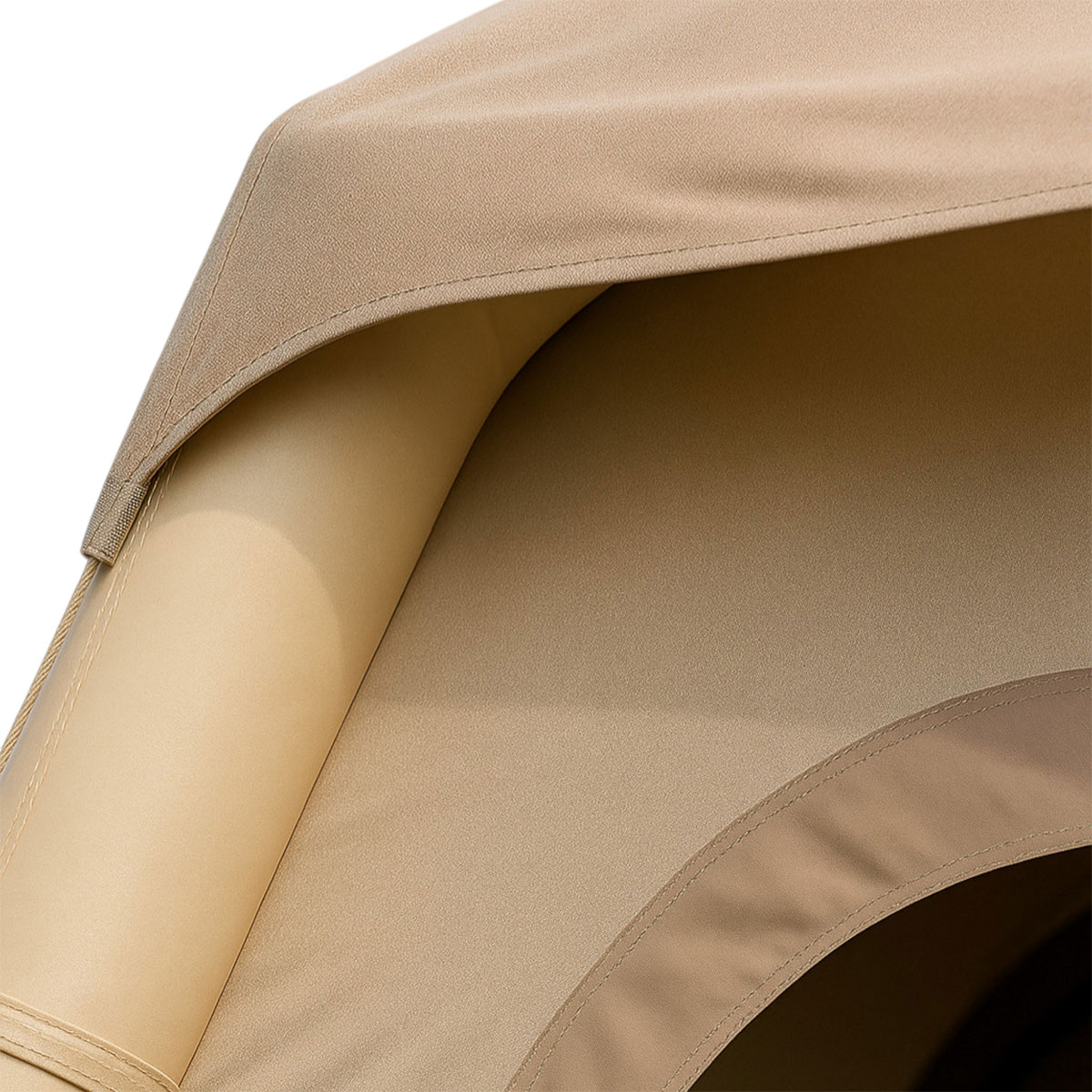 Окно с антимоскитной сеткой на самонадувающейся палатке для рыбалки — вентиляция и защита