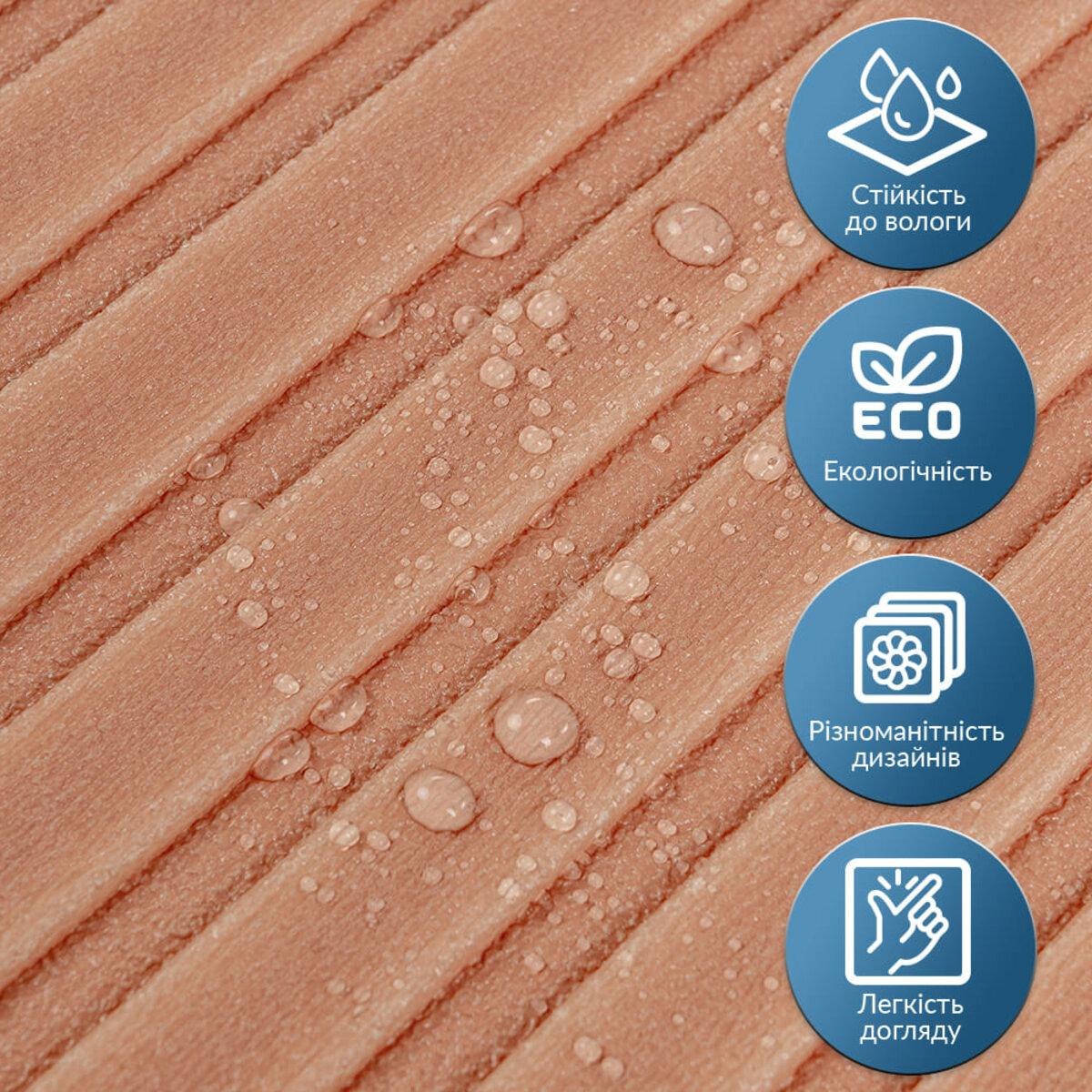 ближайший план панели-рейки пудра, водостойкость и текстура панели-рейка