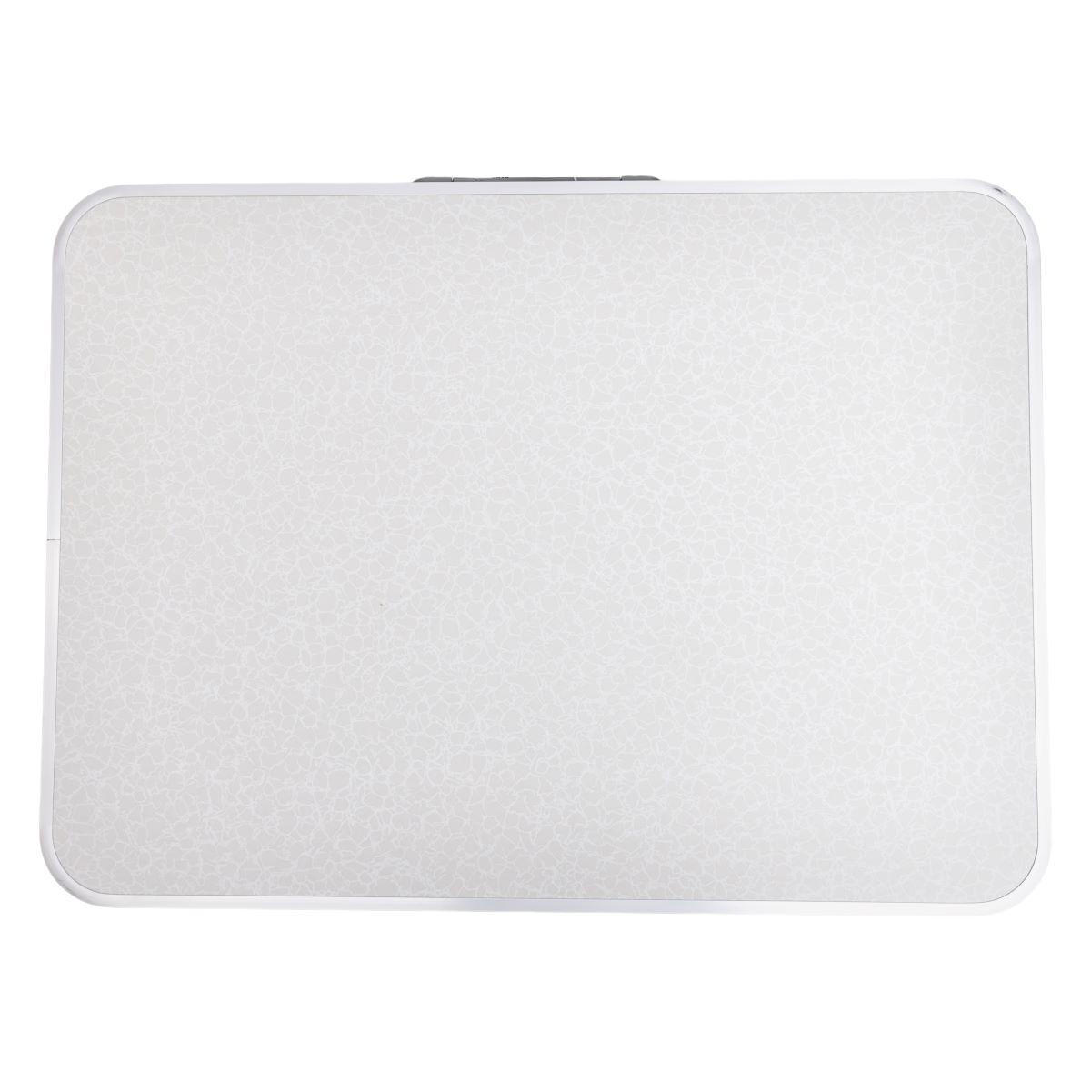 Топ столешницы МДФ белая поверхность компактный стол для кемпинга 75×55×65