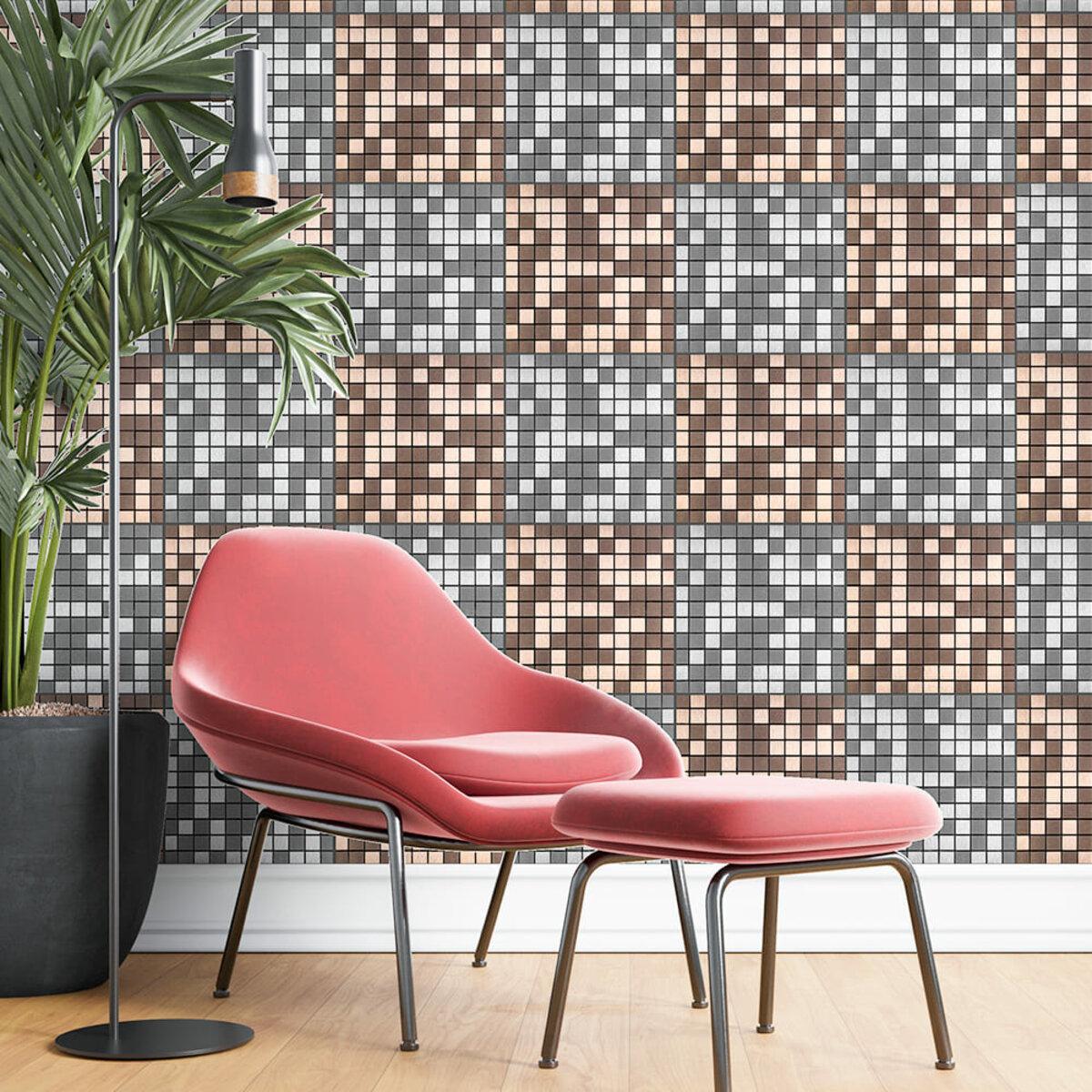 медовая мозаика для декора стен 300x300 — самоклеящаяся алюминиевая мозаика для стен