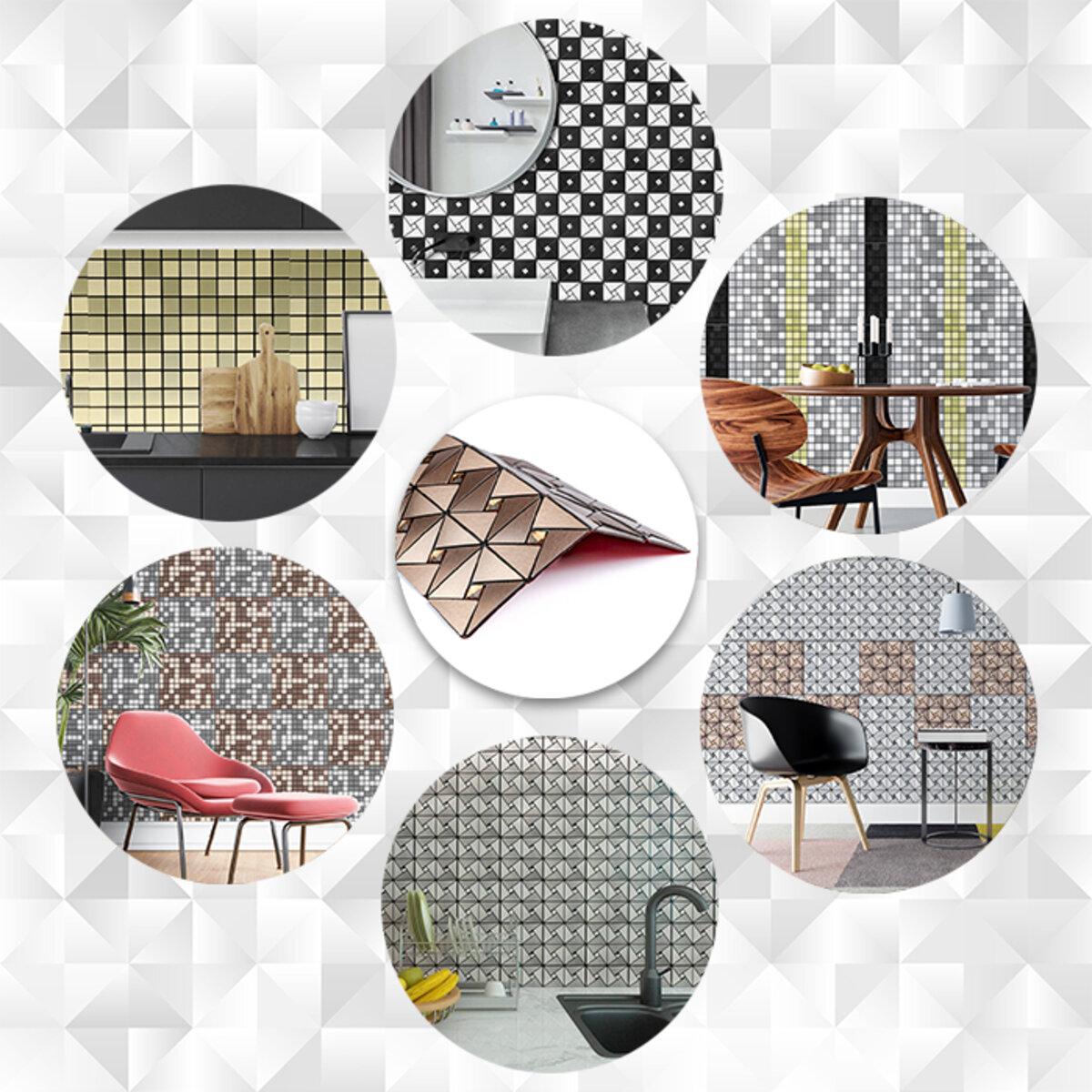 Крупный план влагостойкой поверхности медовой алюминиевой плитки с кристаллами, плитка ПВХ с алюминиевым покрытием