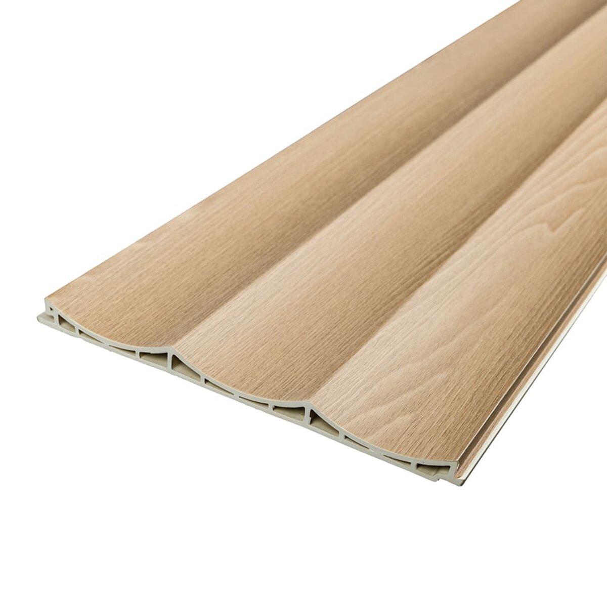 Декоративна WPC рейка під дерево, вигляд профілю та фактури матеріалу