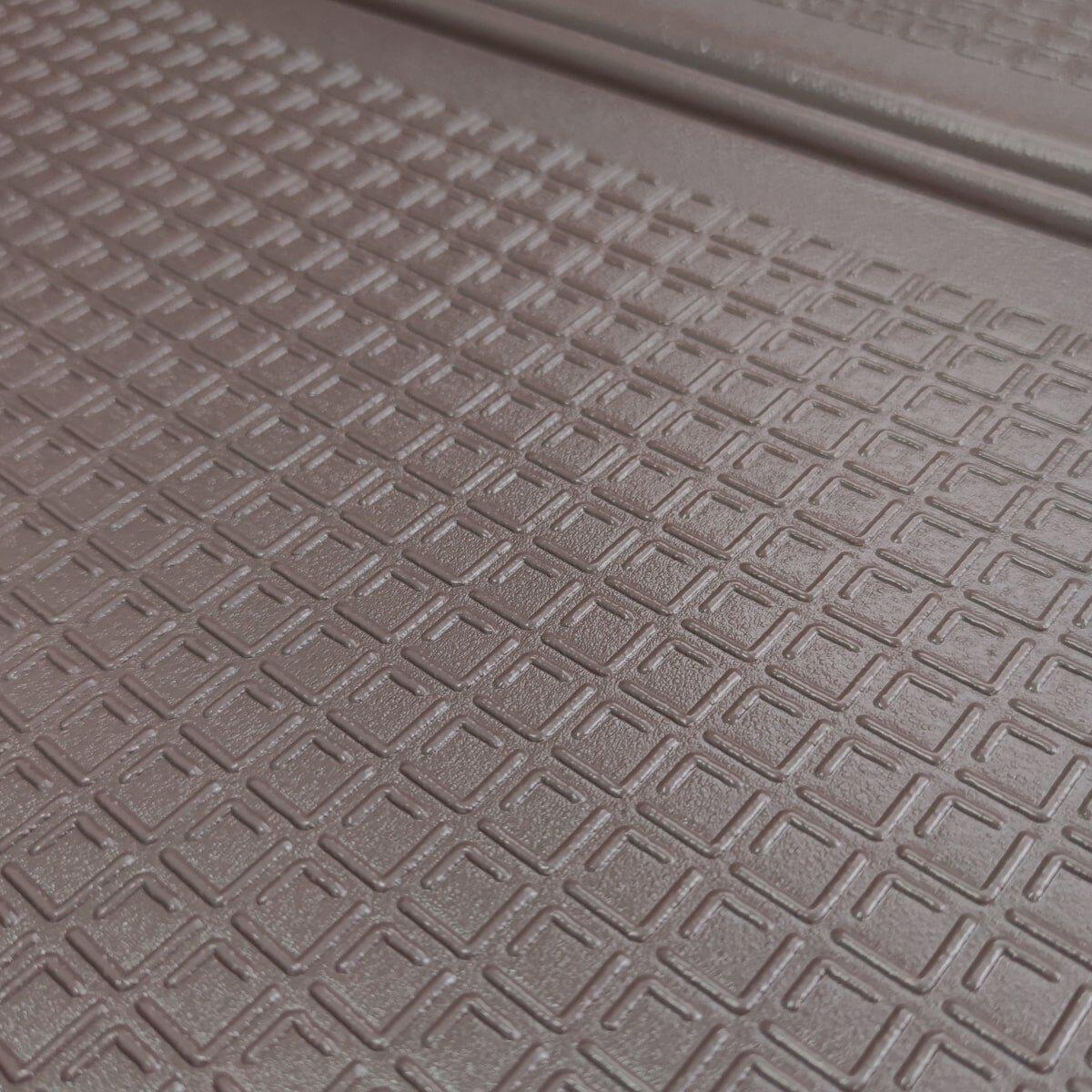 крупный план текстуры вспененного полиуретана термоковрика — коричневый складной коврик