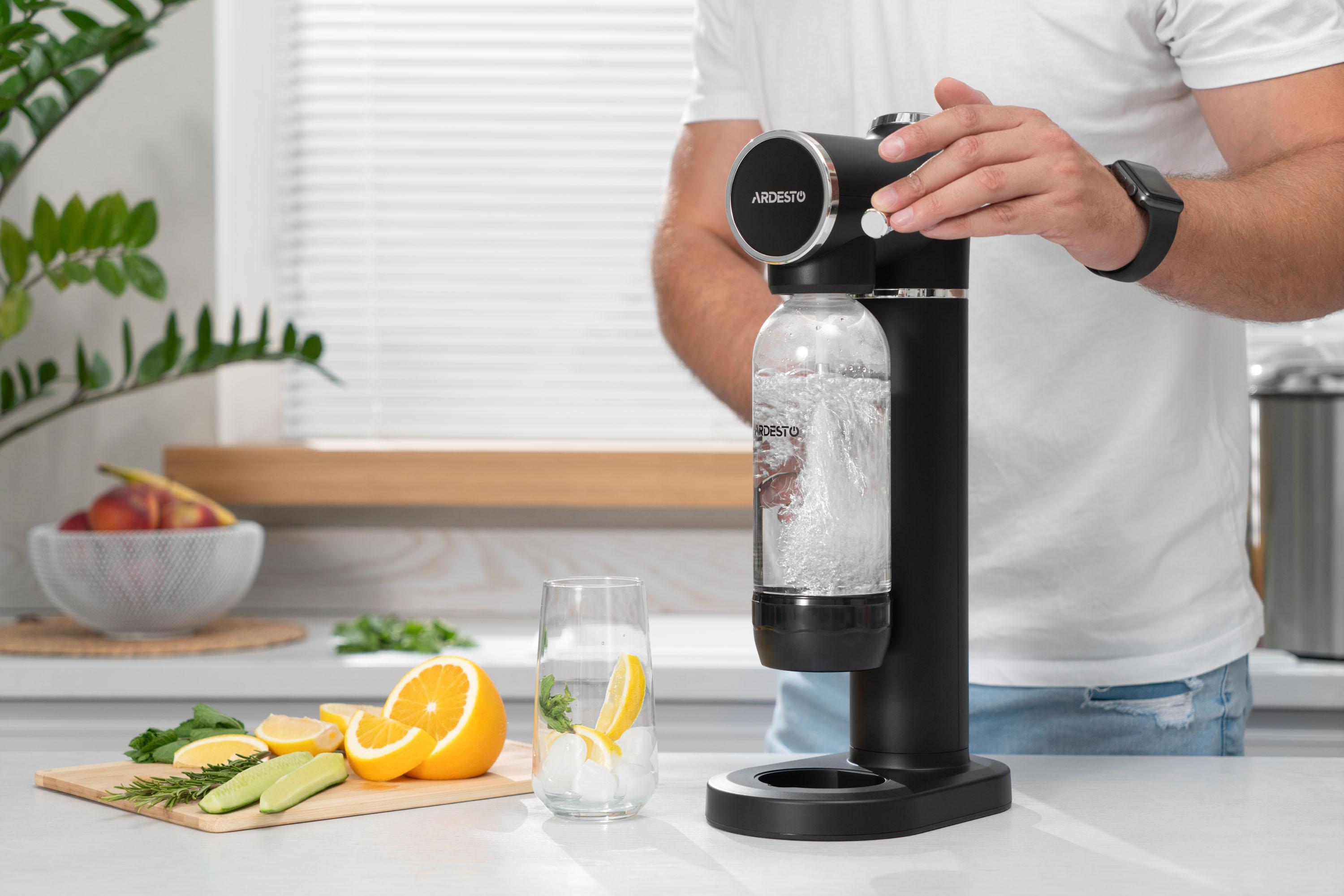 Технические характеристики сифона для газированной воды Ardesto с бутылкой 1 л