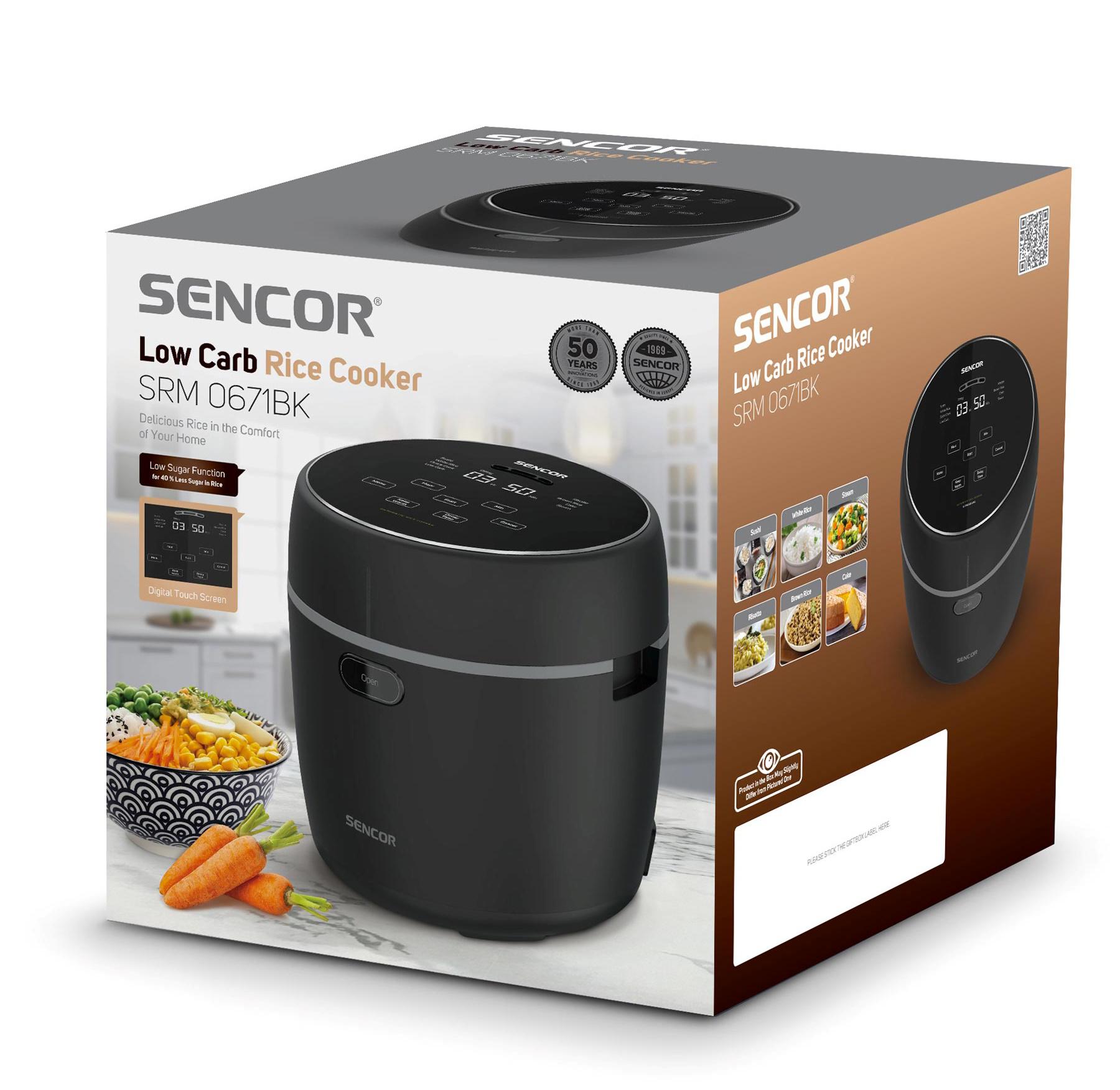 рисоварка с сенсорным управлением 8 программ — корзина из нержавеющей стали для приготовления на пару