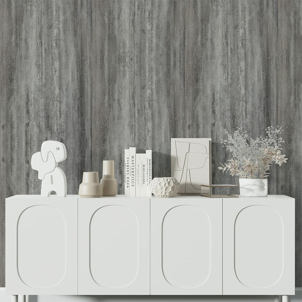 Виниловая самоклеящаяся плитка в рулоне 600x3000x2 мм в интерьере — глянцевая текстура