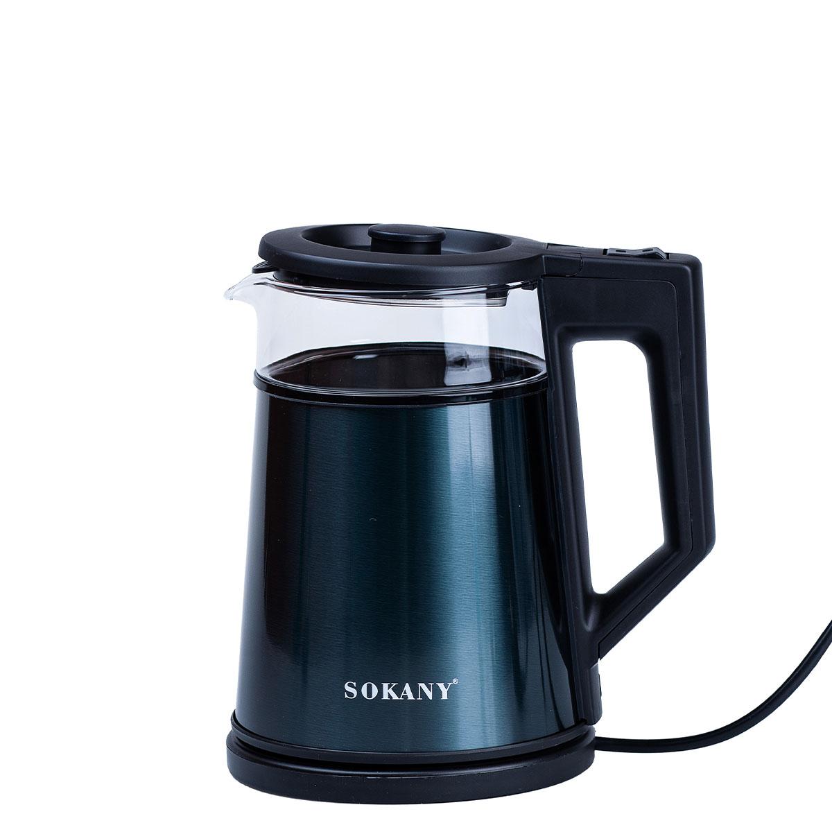 Электрический чайник на 1.7 литра — компактный чайник на 1.7 л, вид сбоку