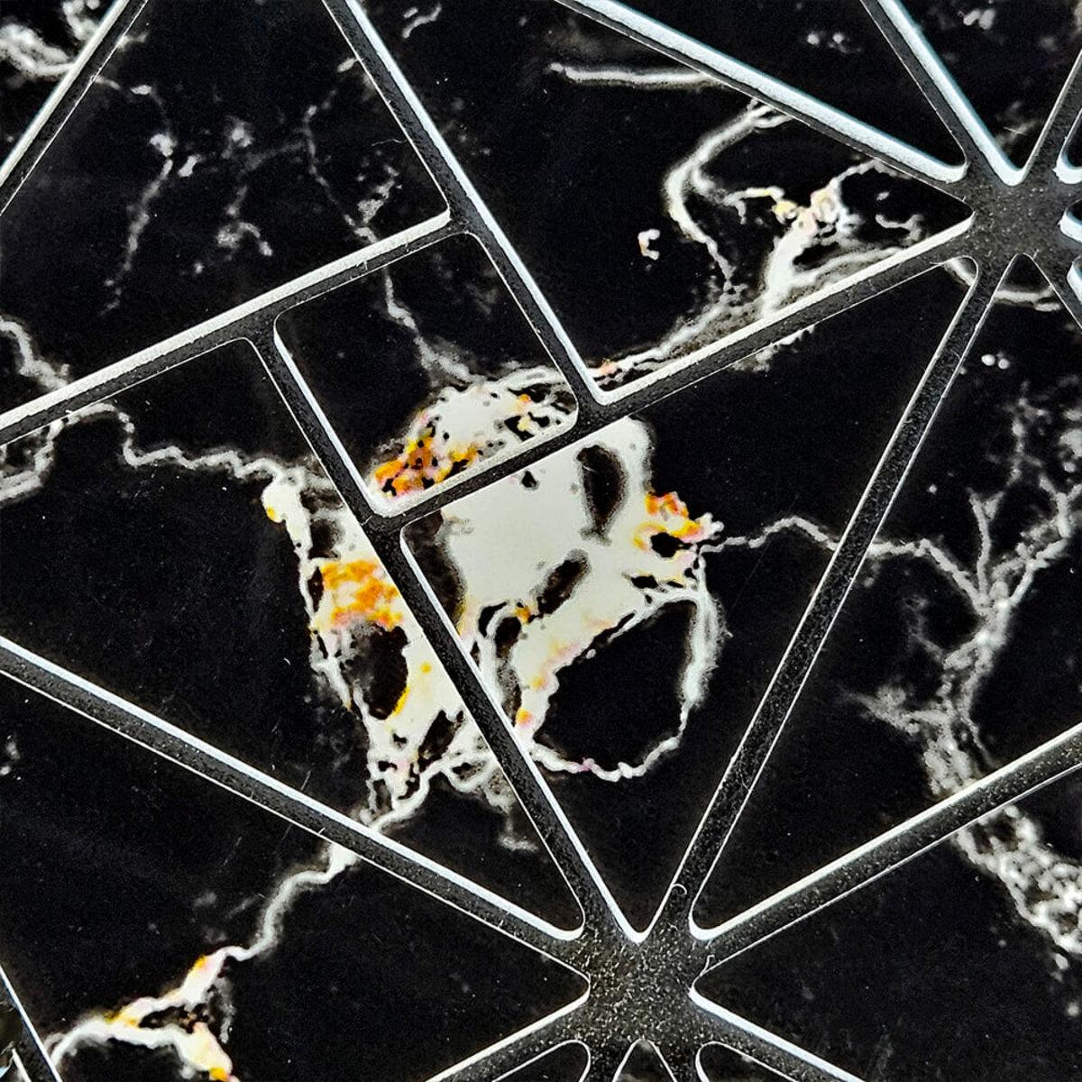 близкий план самоклеящаяся мозаика ПЭТ 30x30, фактура и декоративный принт