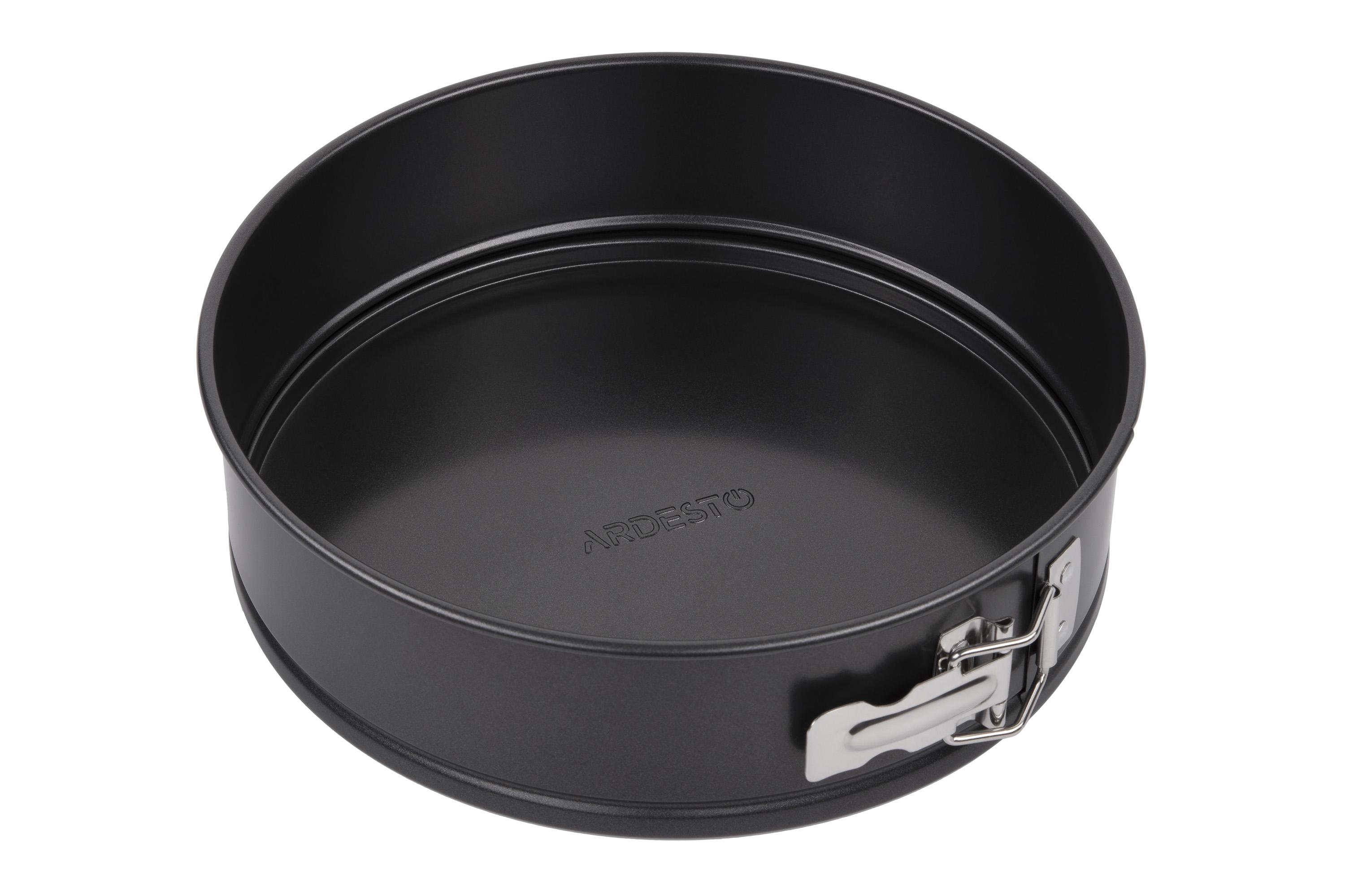 Круглая форма для бисквита из углеродистой стали 24 см с защёлкой — форма для бисквита из углеродистой стали