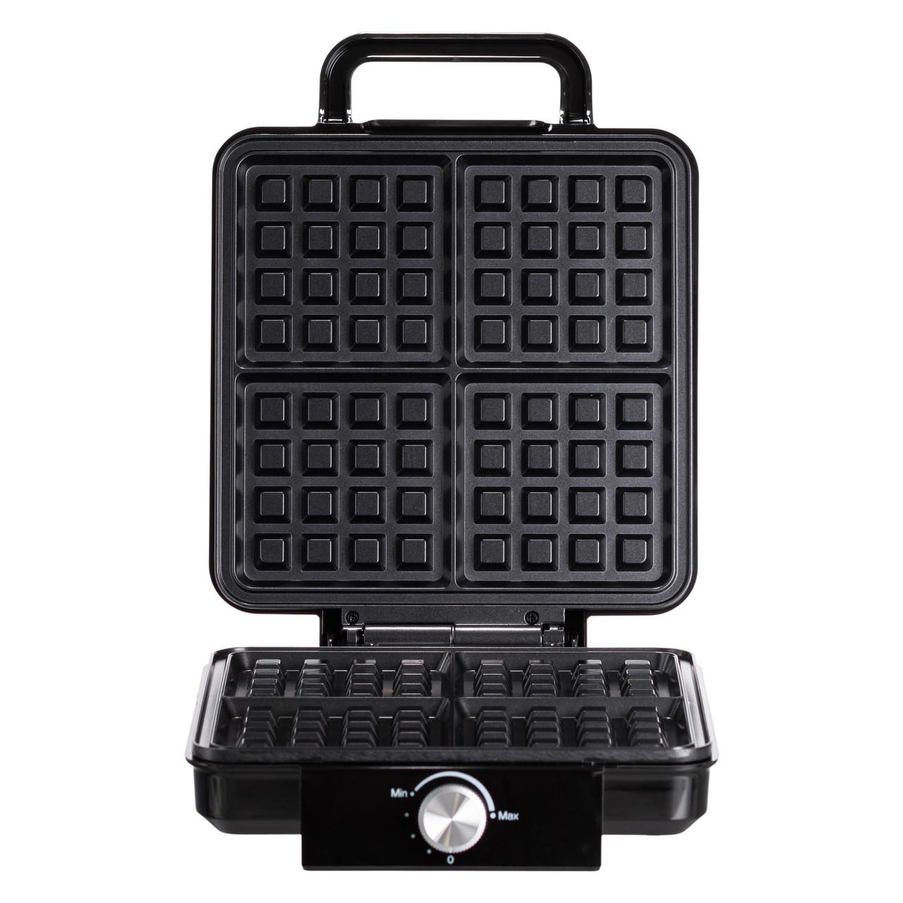 Электрическая вафельница Sokany SK-08031 с антипригарным покрытием для 4 бельгийских вафель