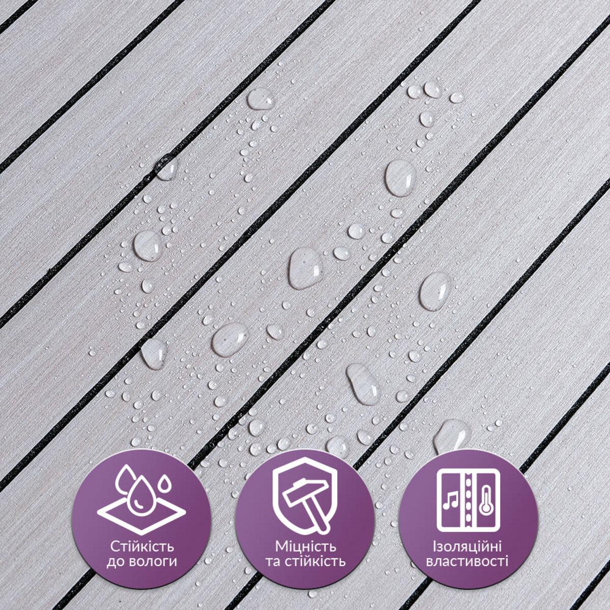 Влагостойкая поверхность виниловой рейки с каплями — гибкие самоклеящиеся панели 600x600, влагостойкие гибкие виниловые панели