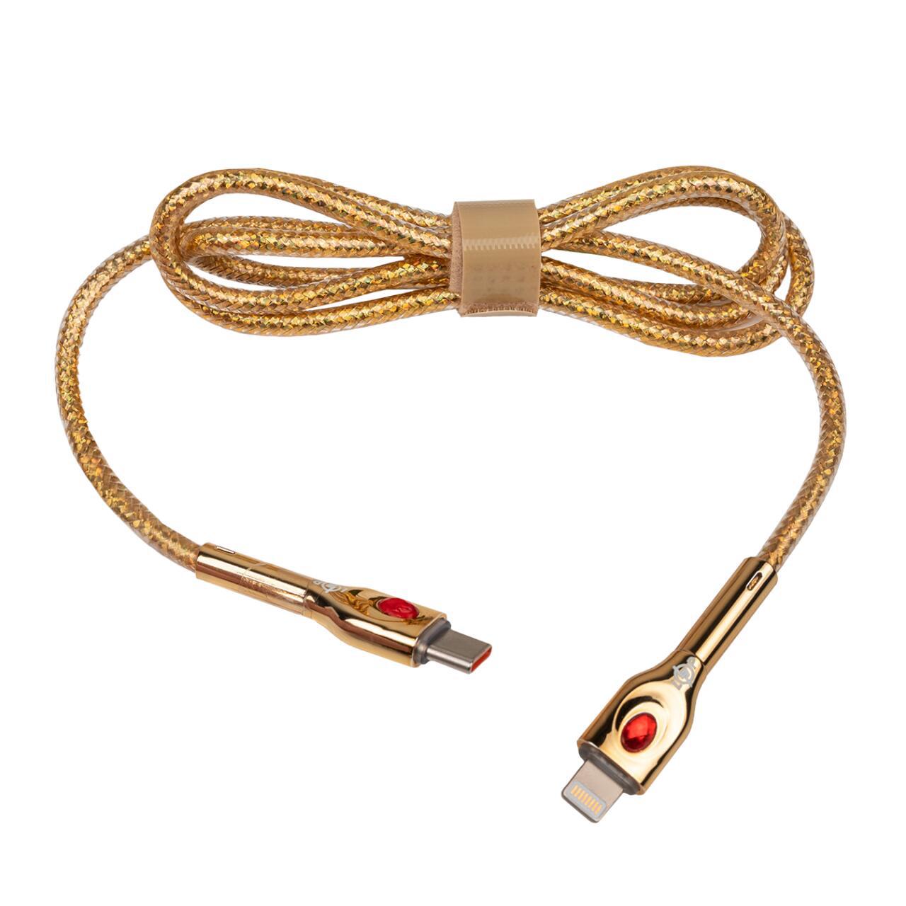 кабель для iPhone 1 м LogicPower, шнур USB Type-C to Lightning у повній довжині для щоденної зарядки