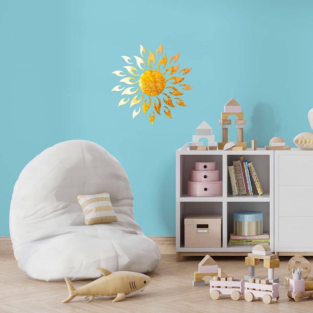 золотая зеркальная наклейка в классическом интерьере — самоклеющиеся зеркальные элементы для интерьера