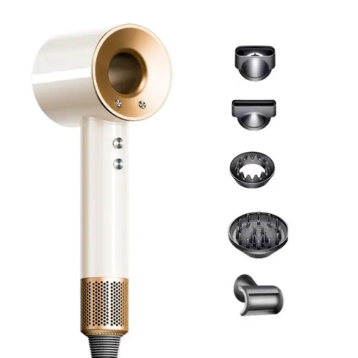 фен-стайлер 5 в 1 для волос с насадками и ионизацией белый