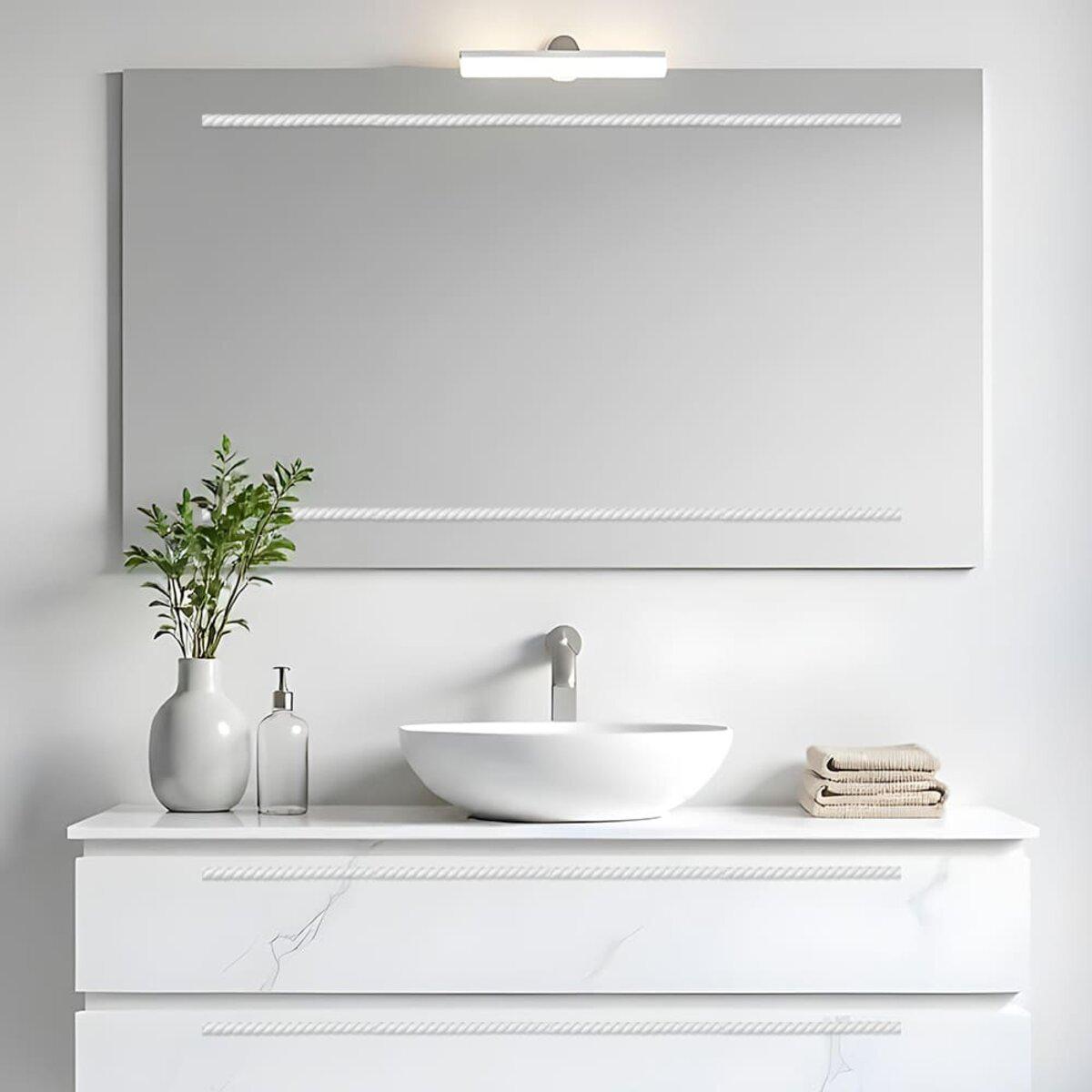 молдинг 5000х10х7 мм в интерьере — белый самоклеющийся молдинг для зеркал и мебели