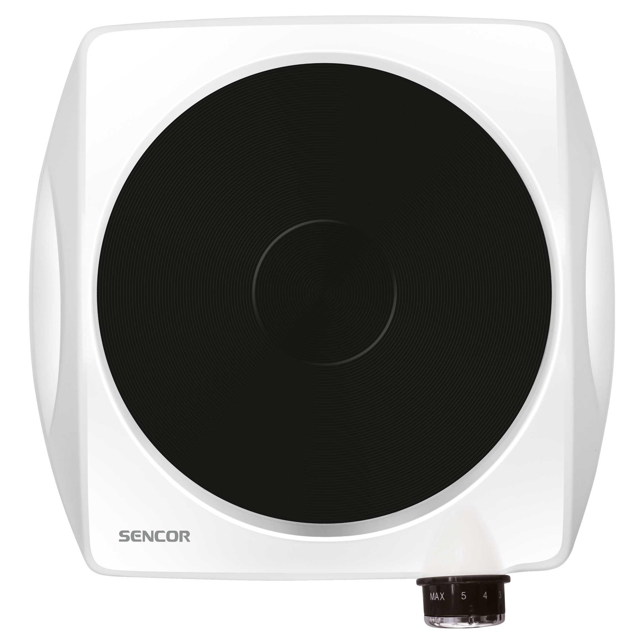 одноконфорочная чугунная плитка Sencor сверху диаметр 18 см компактная переносная плитка для дачи