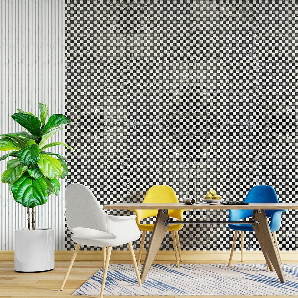 ПЭТ мозаика для стен и кухни 300x300 мм — самоклеящаяся мозаичная панель