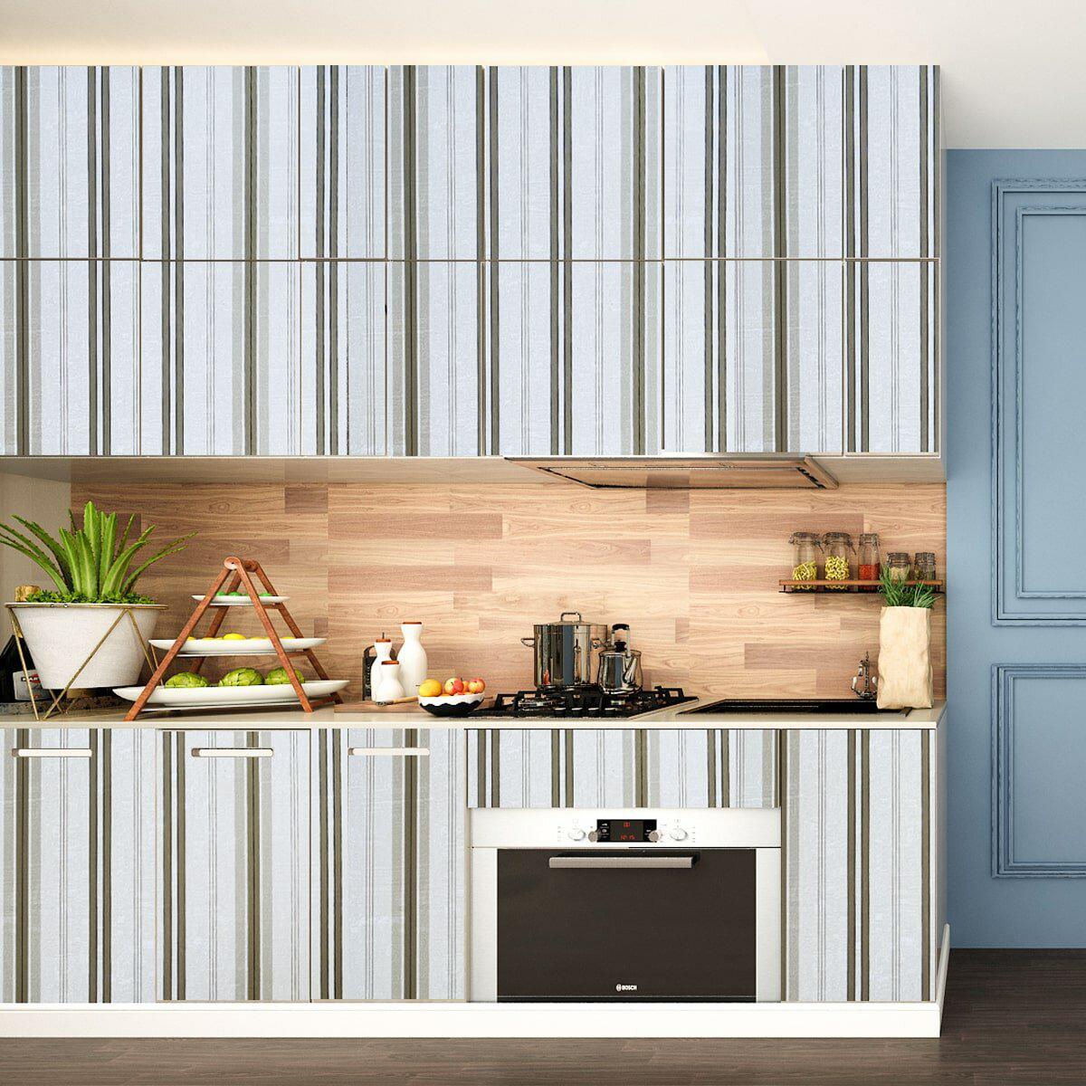 пленка для декора интерьера на кухне, самоклеящаяся ПВХ каремельная 0,45x10м