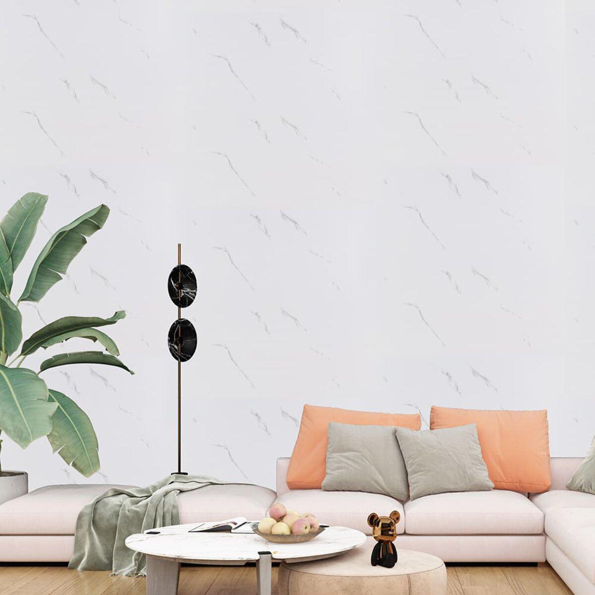 крупный план рулона самоклеящейся стеновой плитки, толщина 2 мм, PE+PET