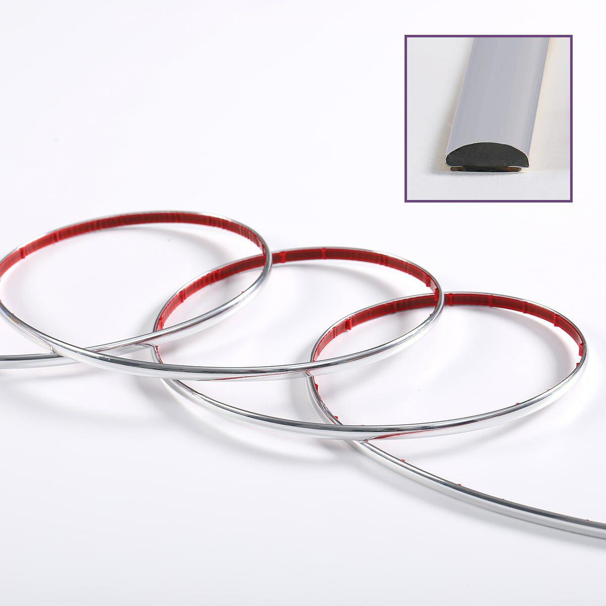 гибкий профиль с клеевым слоем д-образный ПВХ сечение серебро