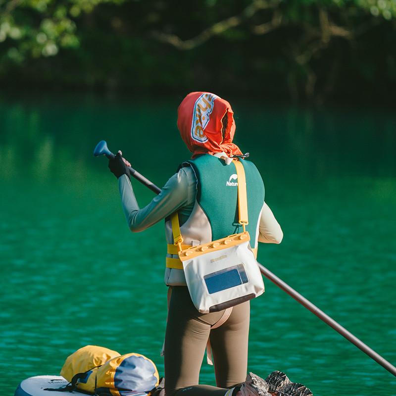 Легкое складное полотенце в мешочке на SUP, антибактериальное и с UPF40