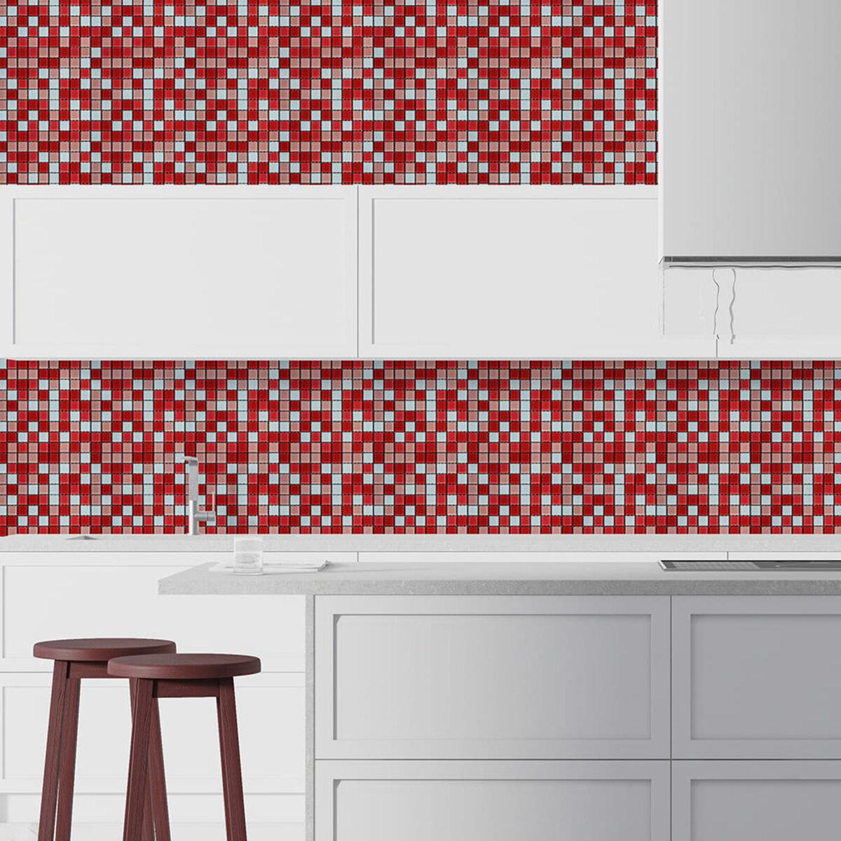 Мозаика в интерьере кухни — стеклянная мозаика для кухни и ванной 298х298 мм