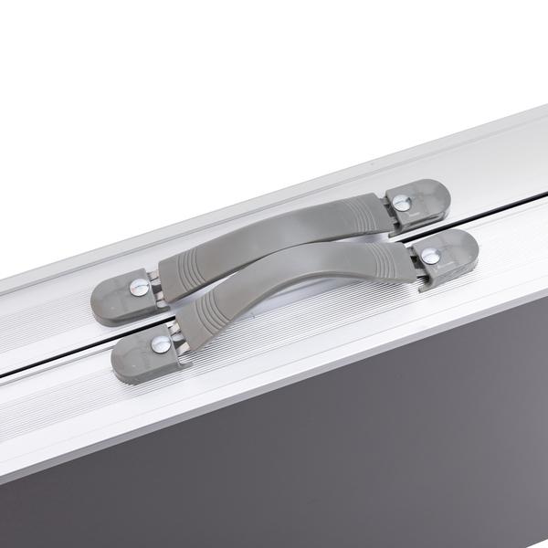 компактный складной туристический стол в чемодане, замок и ручка