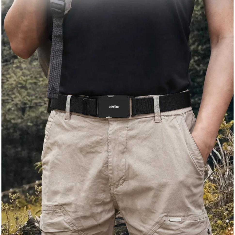 поясной мультитул для туризма — ремень NexTool P50 на поясе, удобство ношения и крепление