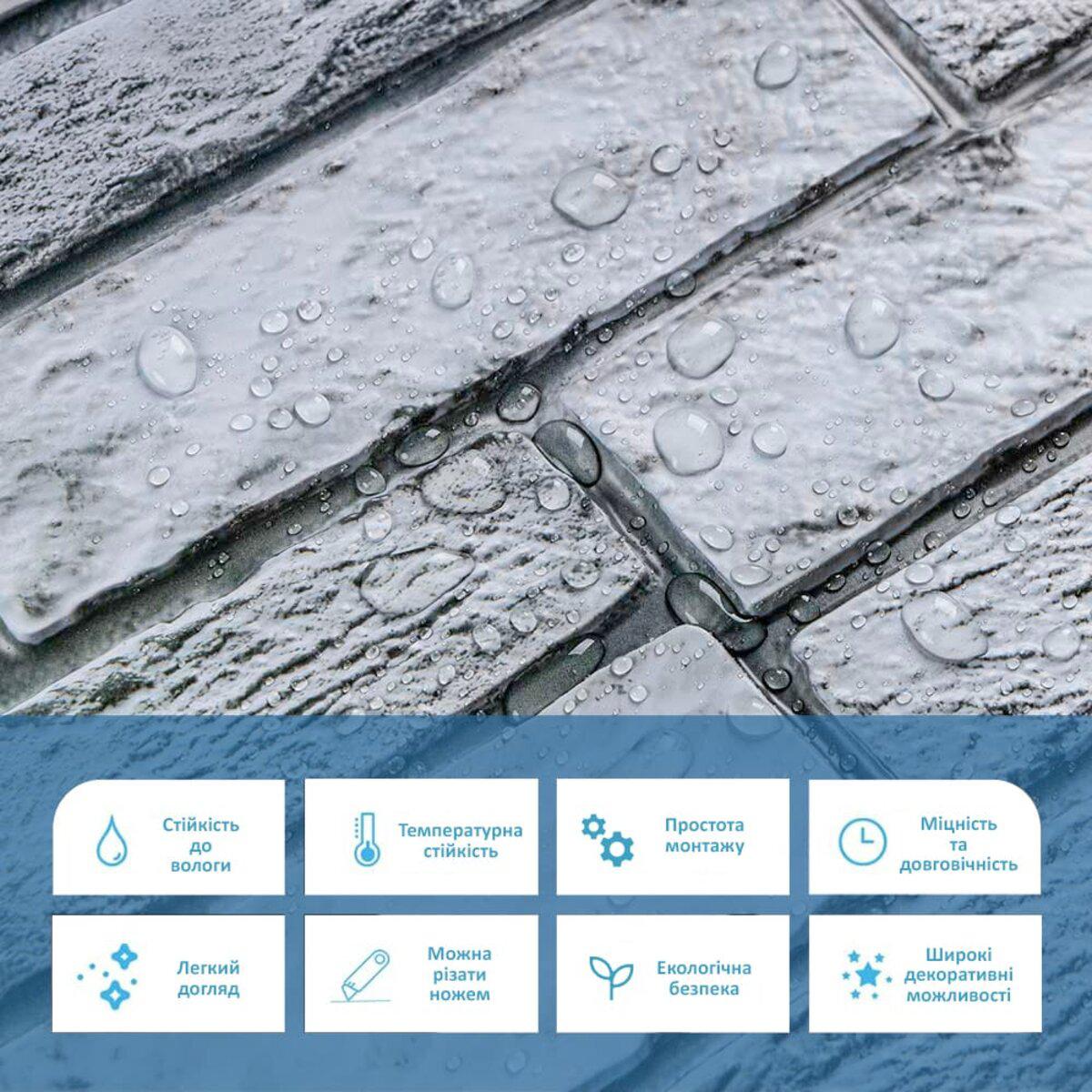 Текстура влагостойкой ПВХ панели — декоративные ПВХ панели под кирпич, близкий план фактуры