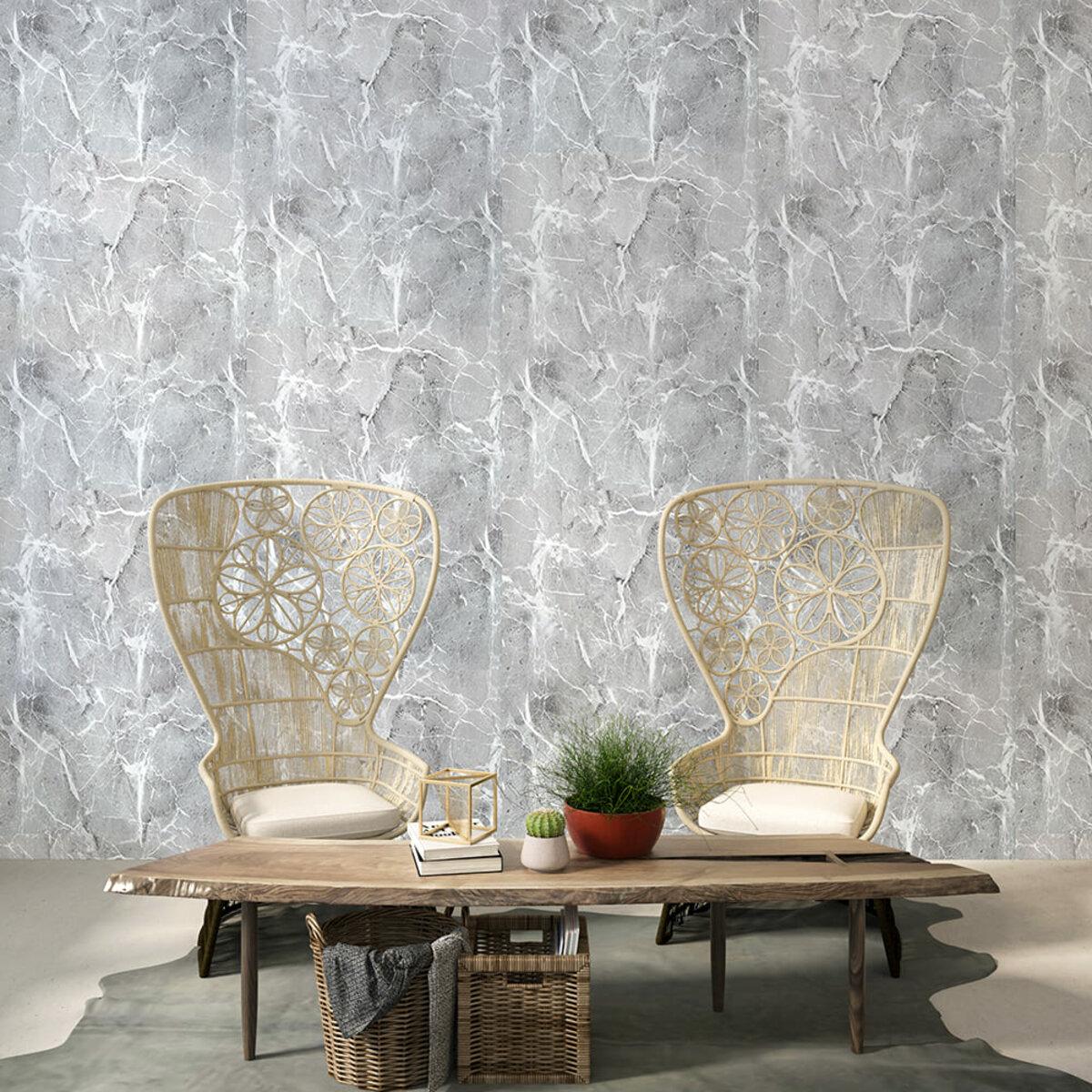 глянцевая пленка под мрамор 60х3м в интерьере — ламинированная самоклеящаяся пленка 600x3000 мм