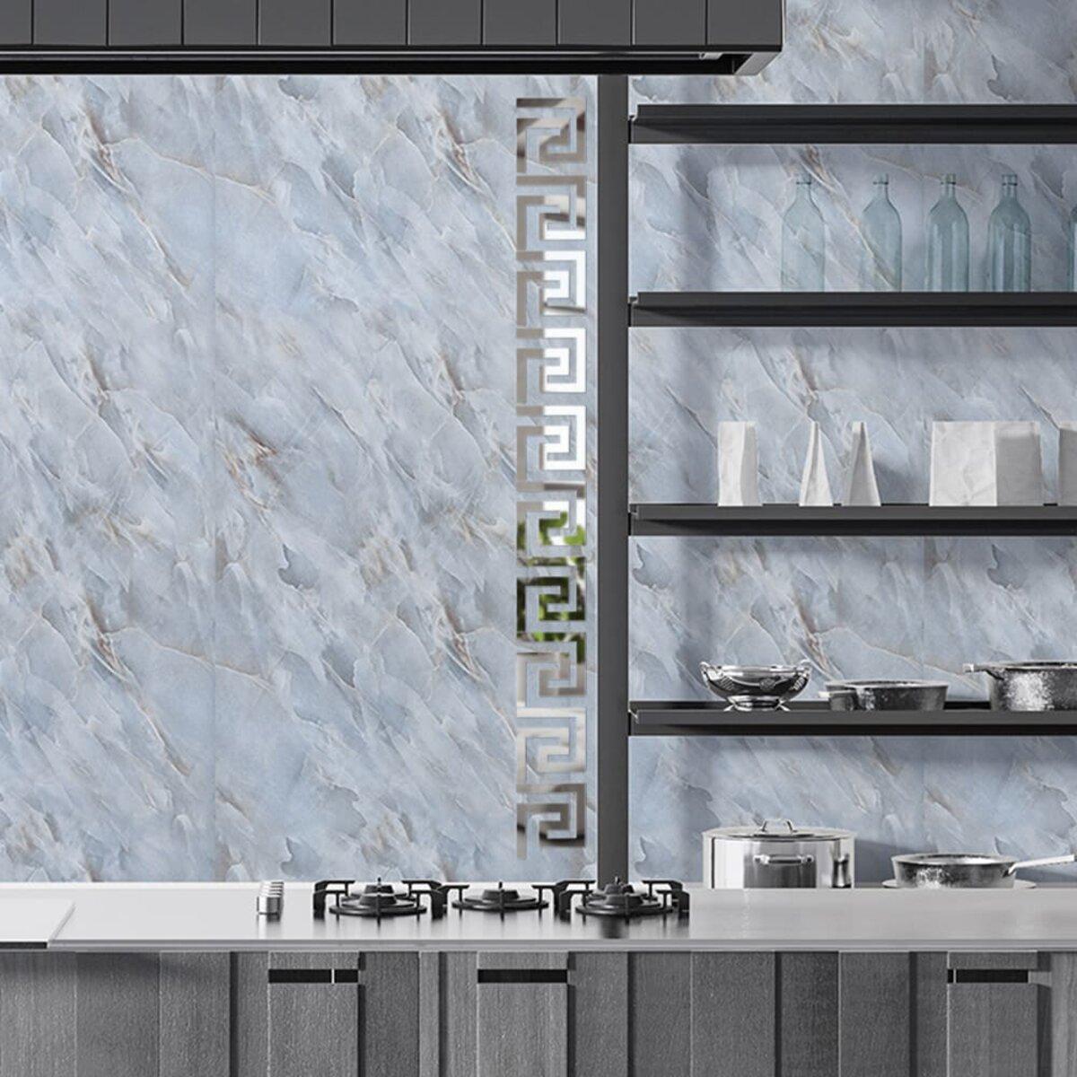 Самоклеящийся зеркальный декор для интерьера вертикальная композиция — акриловые зеркальные элементы для мебели