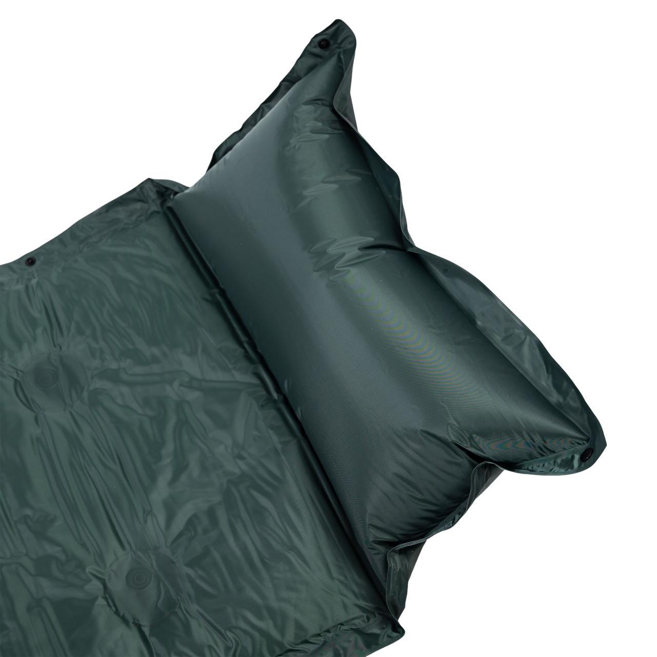 походный матрас с подголовником 175х60 зелёный — детальное фото подголовника