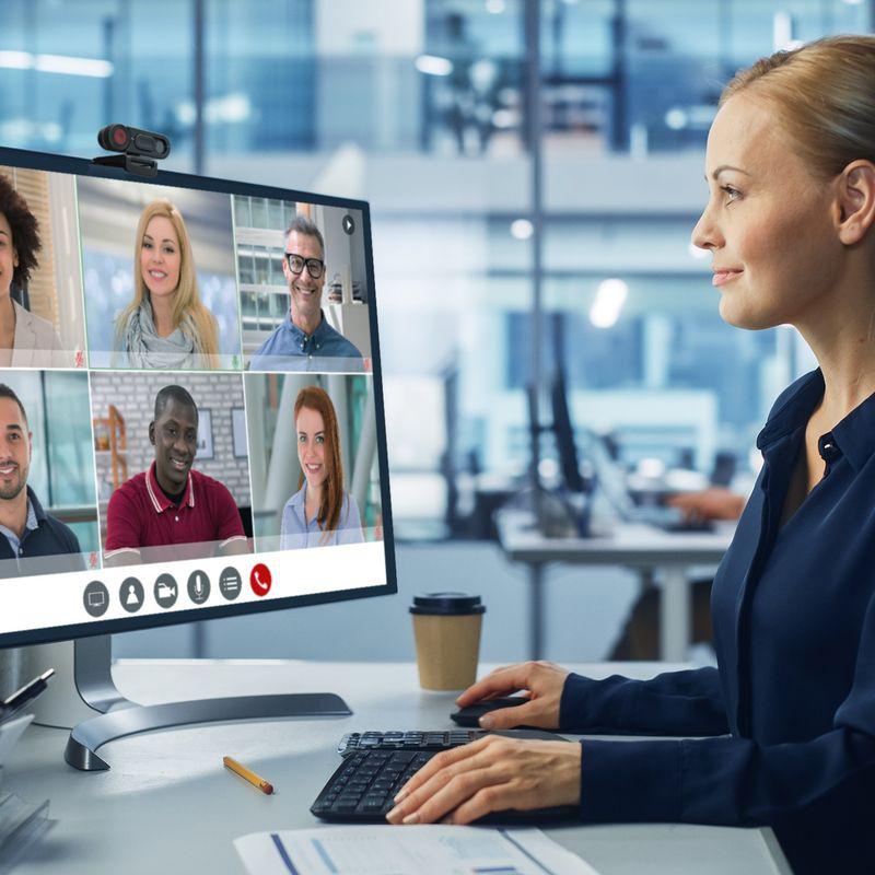 Вебкамера J5create JVU250-N для відеоконференцій у Zoom і Microsoft Teams