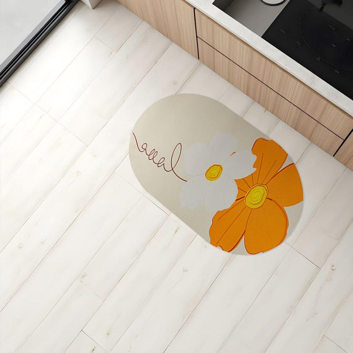 Влагопоглощающий коврик 50x80 см в интерьере — тонкий коврик для влажных помещений