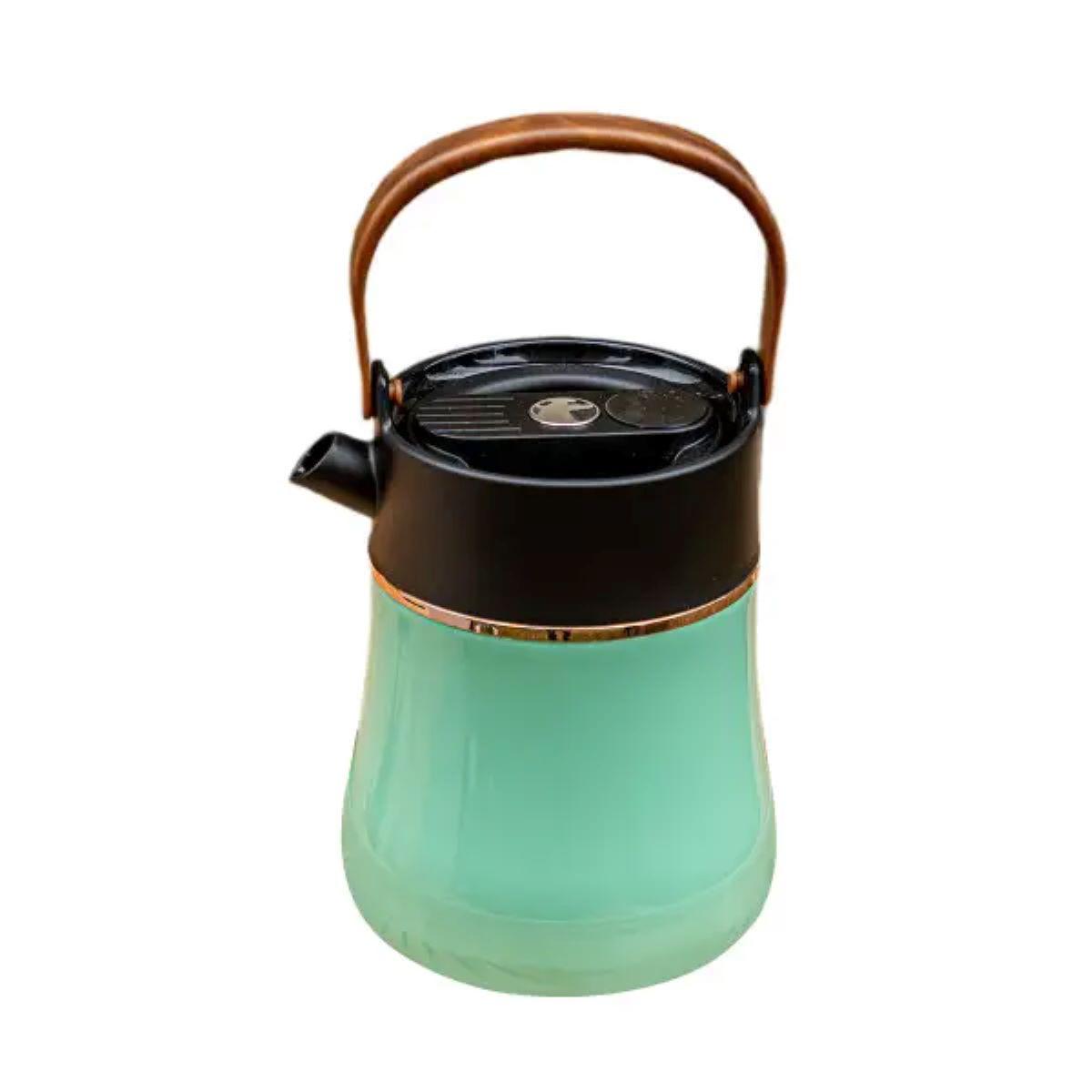 Мятный термос-чайник 700 мл с вакуумной изоляцией и датчиком температуры