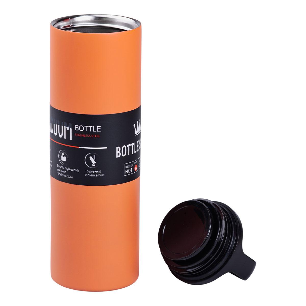 Вакуумный термос спортивный с ручкой 500 мл — крупный план крышки и горлышка