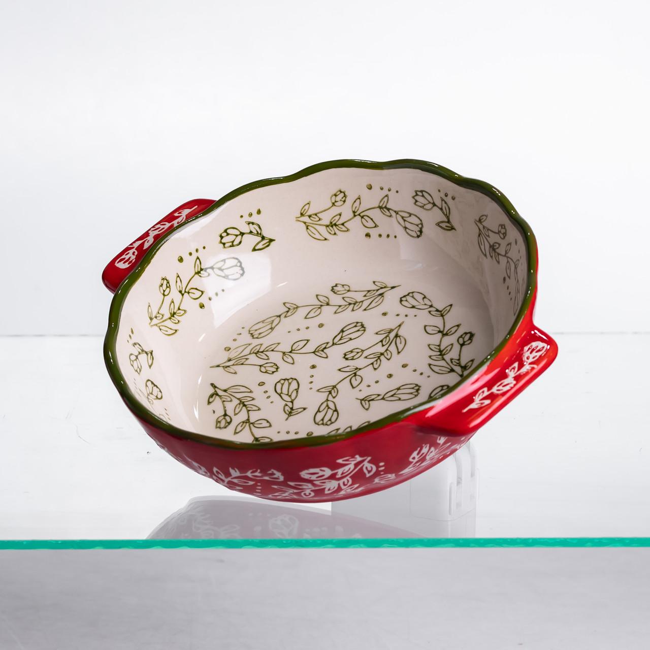Кругла форма для випікання в духовці з ручками Vintage, вигляд збоку