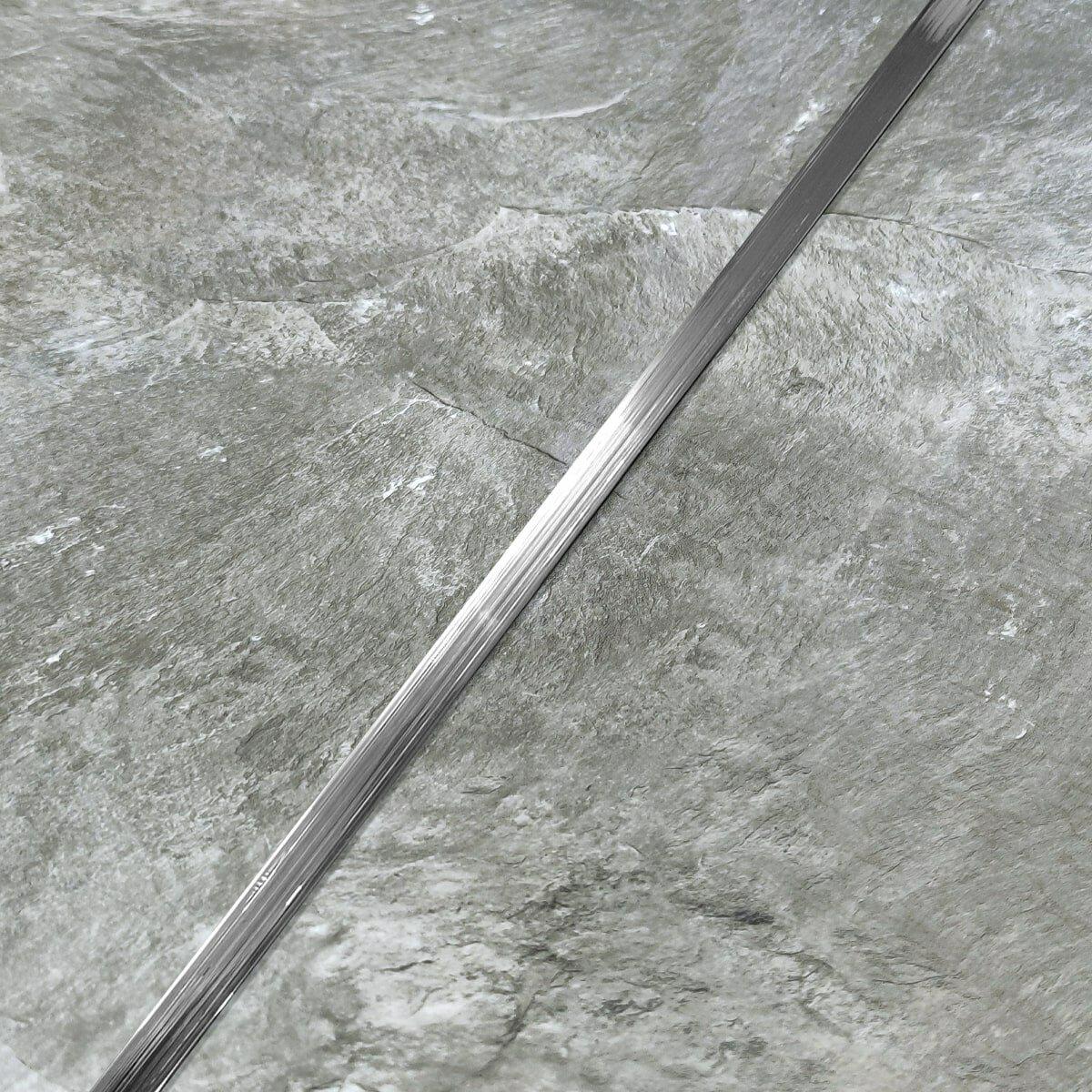 молдинг серебристый для отделки стен и потолка 3000х12х4 мм пример применения