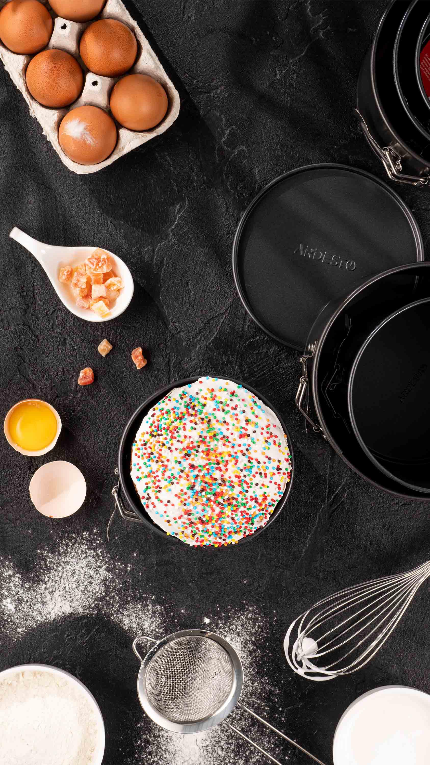 Разъёмная форма для кулича 14x12 см из углеродистой стали, форма для выпечки паски в интерьере