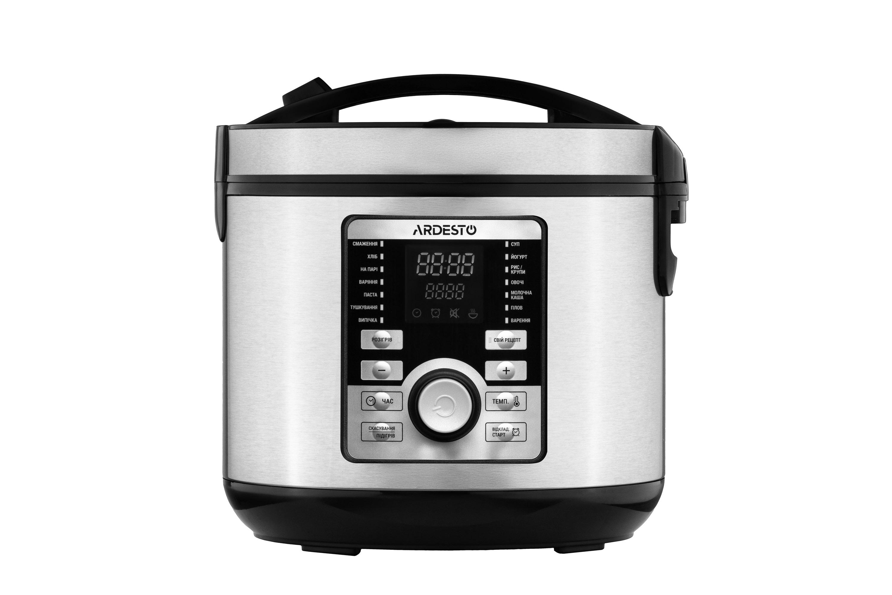электронная мультиварка с 17 программами ARDESTO — крупный план панели управления