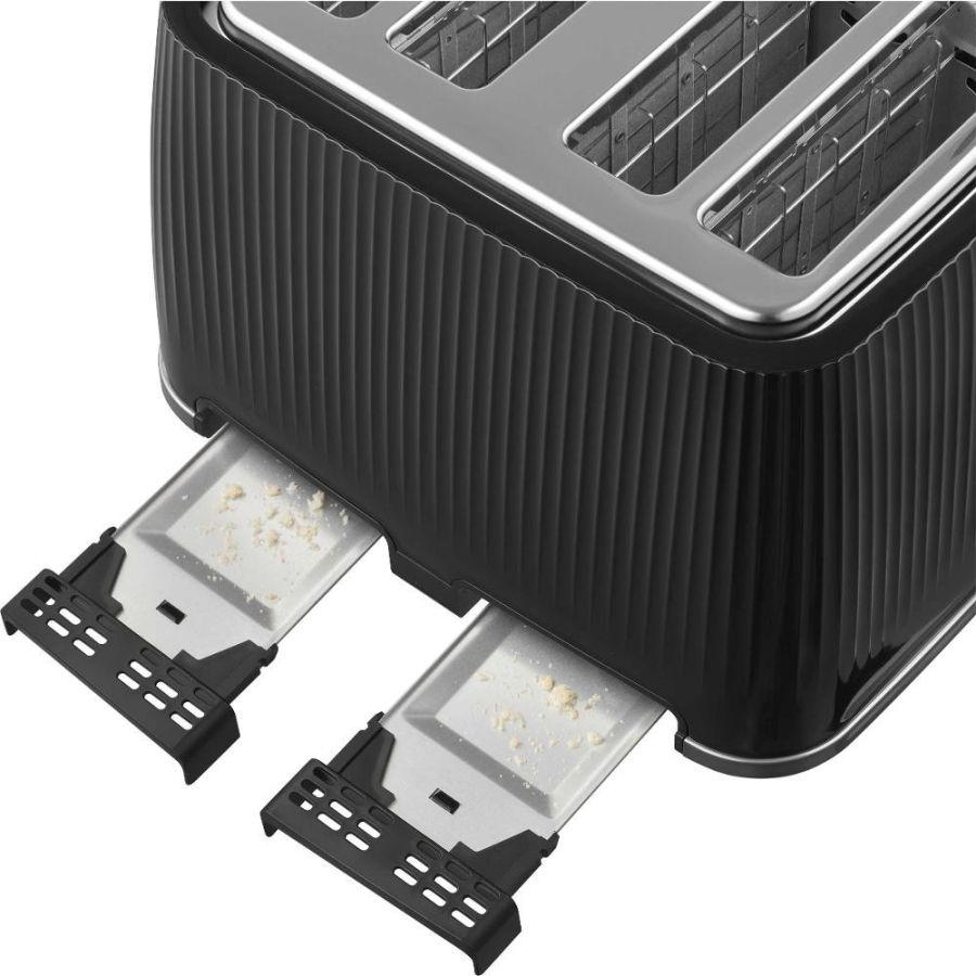 Знімні піддони для крихт у чорному тостері Sencor STS7541BK