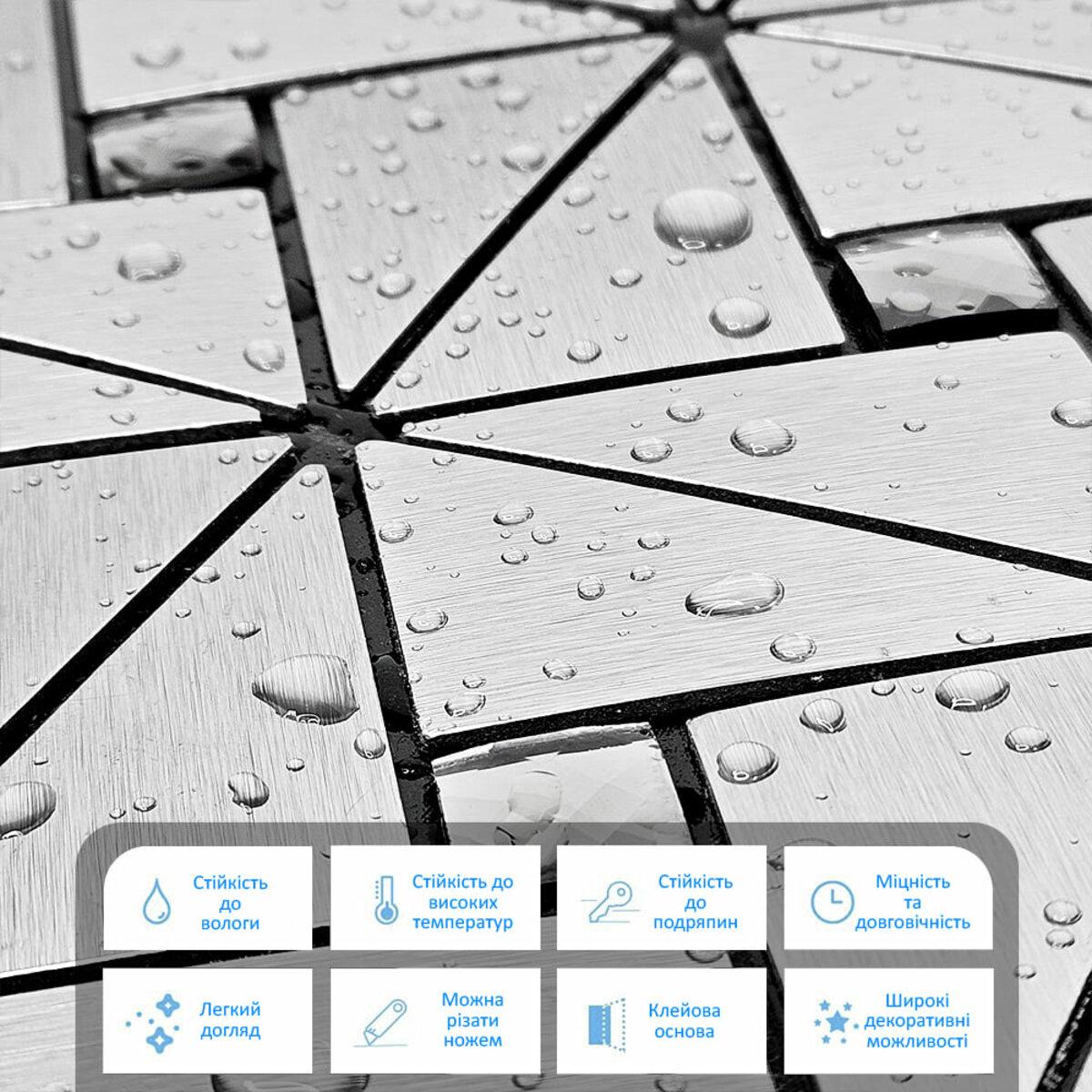 Алюминиевая плитка 300х300 водостойкая поверхность перламутр