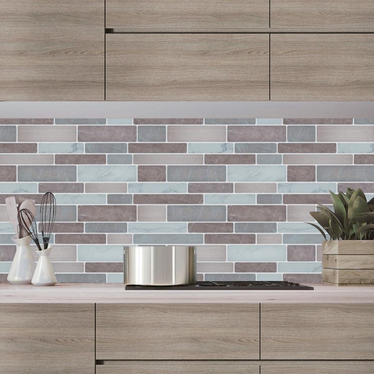 Водостойкая поверхность и 3D эффект — водостойкие стеновые панели для кухни, плитка 305x305