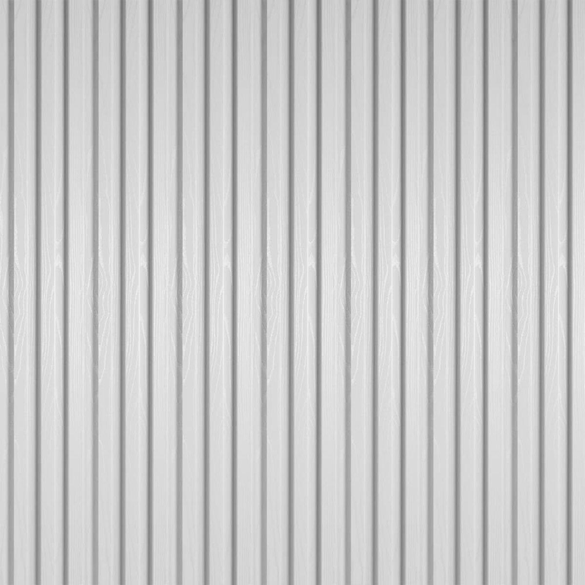 Стінові рейки WPC в інтер’єрі спальні, вертикальне оздоблення стіни під дерево