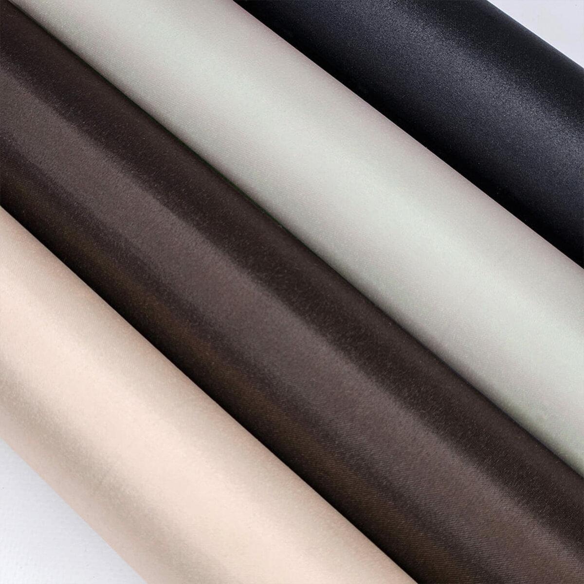 Самоклеючий сатин світло-сірий у застосуванні для декору стін, меблів і узголів’я