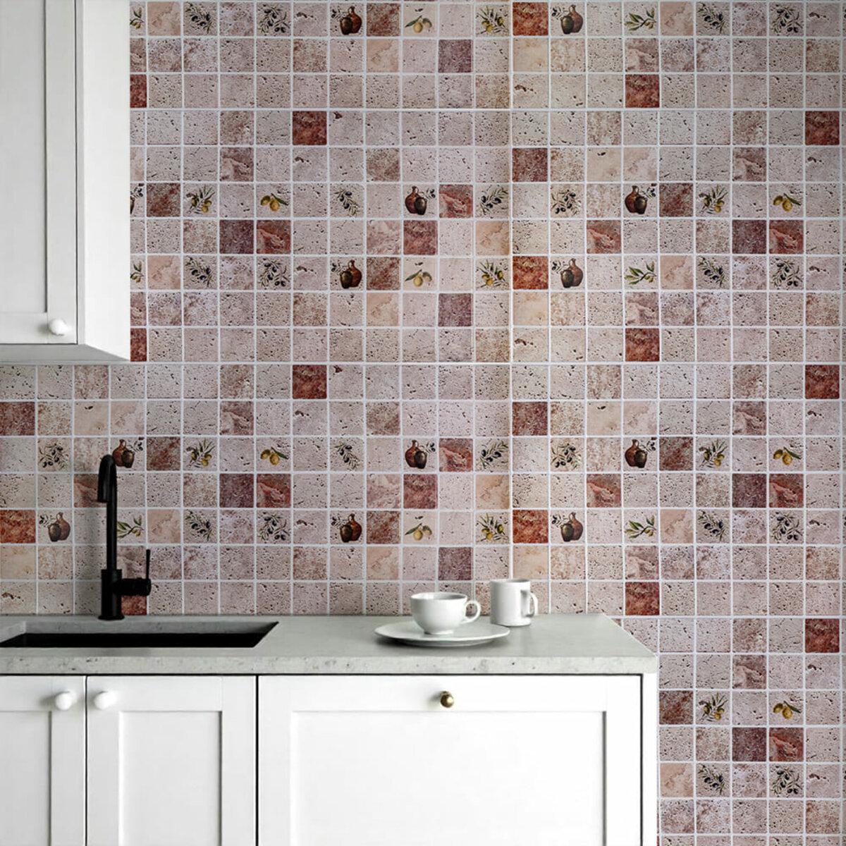 ПВХ панели для кухни и ванной — декоративная панель 960x480x4 мм в интерьере