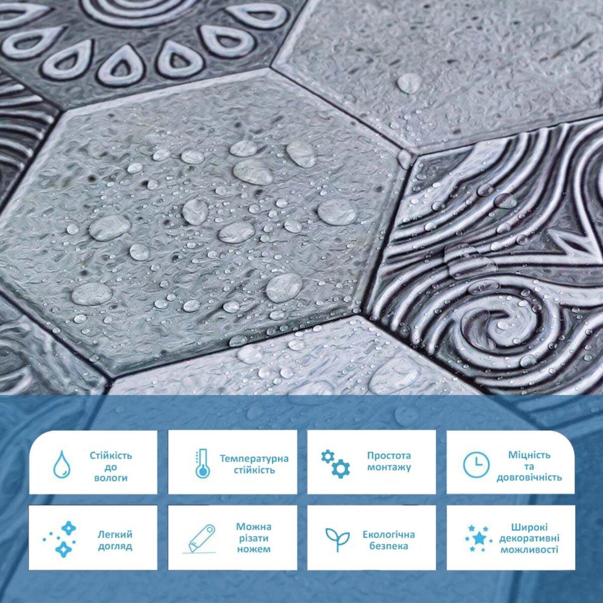 Крупный план влагостойкой ПВХ панели 4 мм с рельефом — панель пвх влагостойкая для ванной