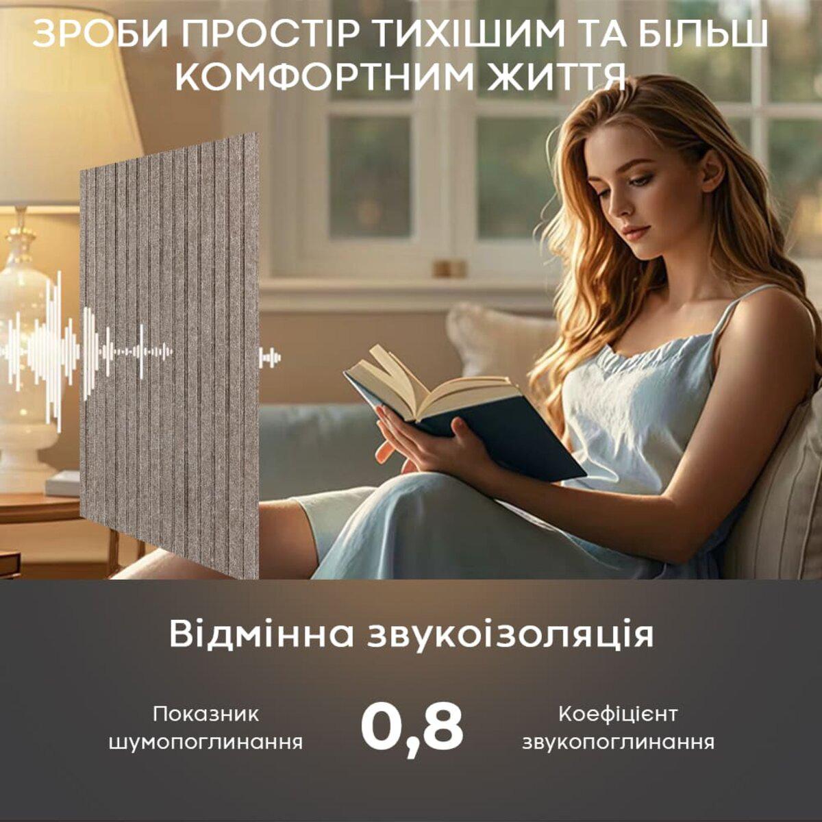 Декоративні акустичні панелі коричневі в спальні як панелі для шумоізоляції стін