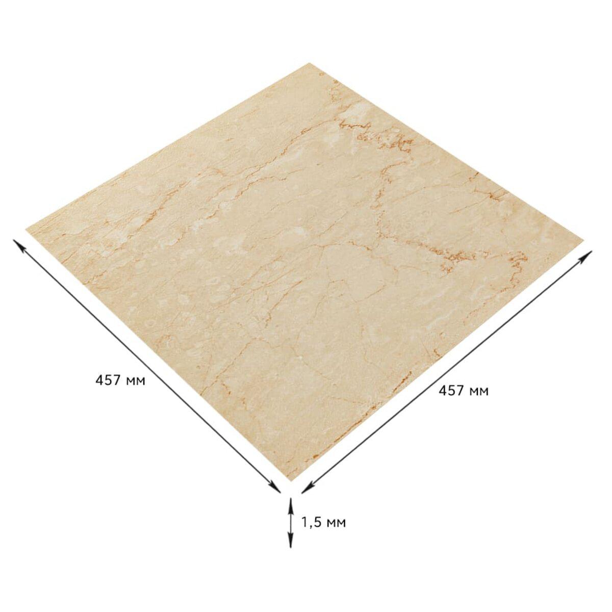 плитка 457x457х1.5 мм схема размеров самоклеящаяся виниловая плитка