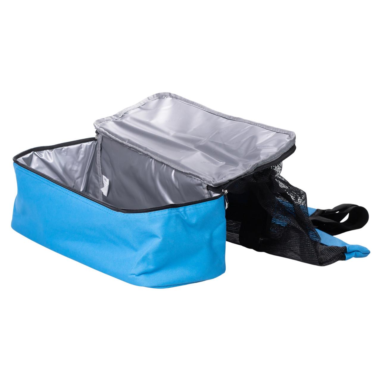 термосумка для пикника и отдыха — открытый термоотсек с фольгированной подкладкой